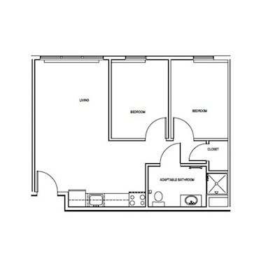 two bedroom apartments close to SUNY